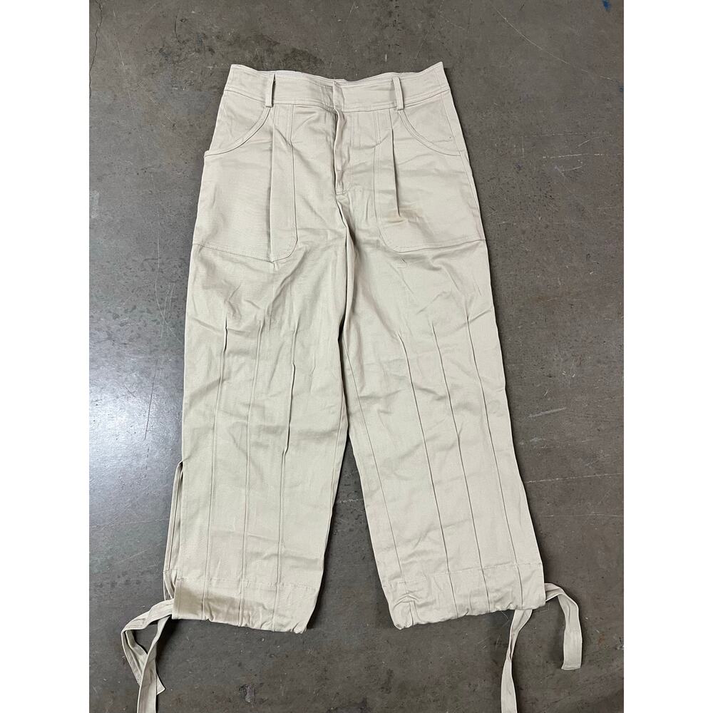 Parker Pants - Natural /  high waist / ankle tie / 10 - Picture 4 of 10